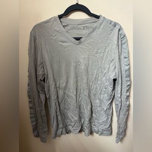 Calvin Klein V Neck, Long Sleeve